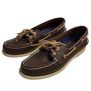Sperry Authentic Original Brown Boat Shoe Style 9195017 - Size 7